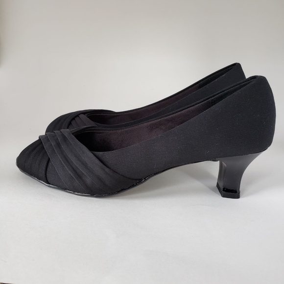 Amelia Grace Larissa black heeled shoe - size 7 - Picture 9 of 14